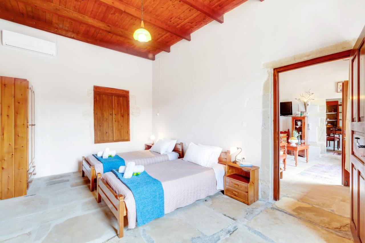 Traditional Home Vereniki With Heated Pool - By Apokoronas Villas Gavalochori Exterior foto